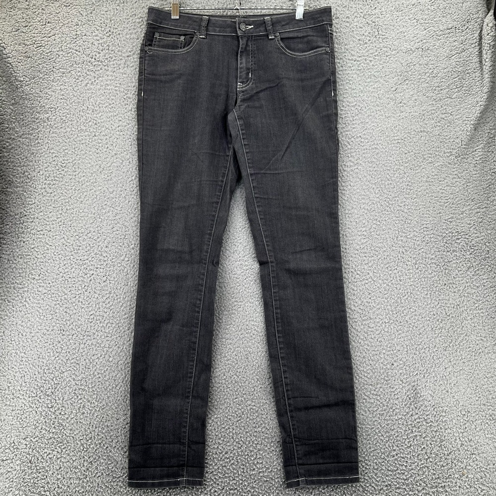 Prana Kara Jeans Women's 8 (Fits 32x32) Black Denim Slim Fit‎ Stretch Pants